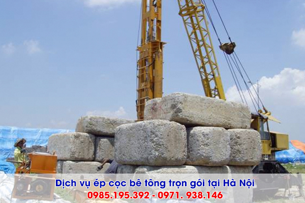 Dịch vụ ép cọc bê tông tại Hà Nội