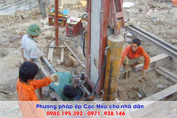 Ép cọc Neo công nghệ ép cọc mới