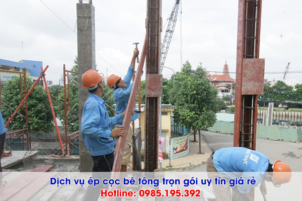 Dịch vụ ép cọc bê tông tại Thủ Đức uy trọn gói 