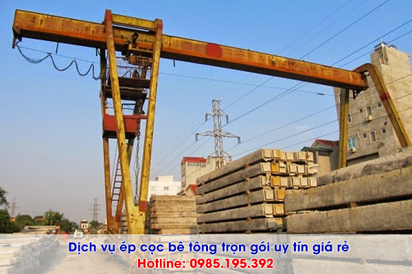 Dịch vụ ép cọc bê tông tại Thủ Đức uy trọn gói 