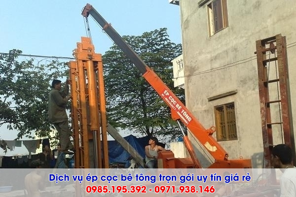 Dịch vụ ép cọc bê tộng tại Quận Đống Đa giá rẻ