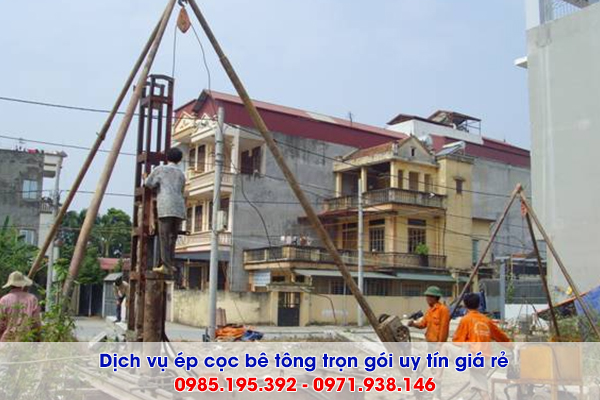 Dịch vụ ép cọc bê tông tại tỉnh Hà Tây uy tín trọn gói