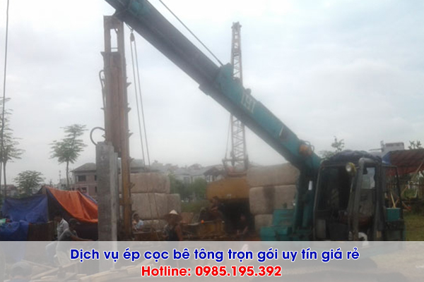 Dịch Vụ ép cọc bê tông Huyện Phúc Thọ uy tín trọn gói giá rẻ