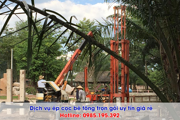 Dịch vụ ép cọc bê tông tại Huyện Đan Phượng uy tín giá rẻ 