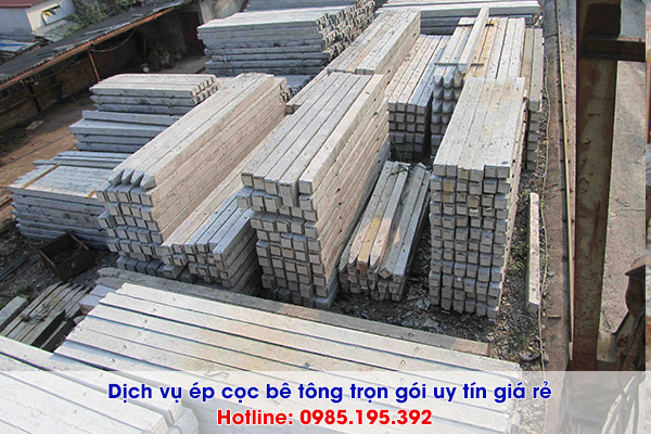 Dịch vụ ép cọc bê tông tại Sơn Tây Hà Nội trọn gói