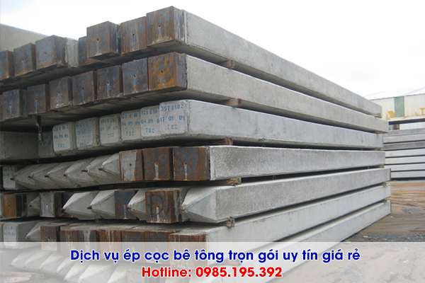 Dịch vụ ép cọc bê tông Thăng Long uy tín giá rẻ