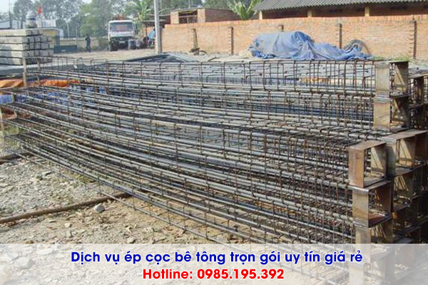 Dịch vụ ép cọc bê tông Gò Vấp trọn gói