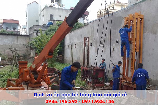Ép cọc bê tông tại Quận Hoàn Kiếm
