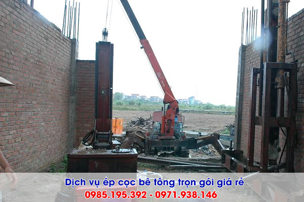 Ép cọc bê tông tại Giáp Bát trọn gói