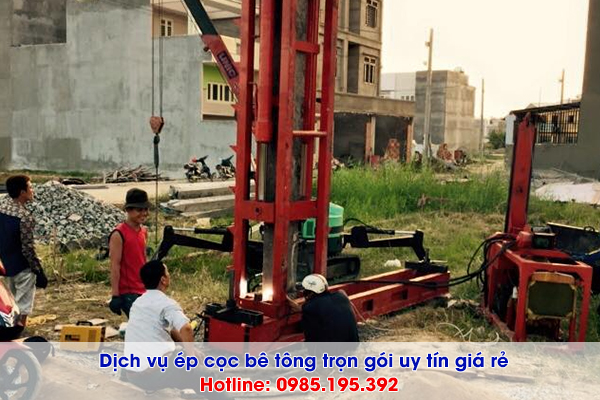 Dịch vụ ép cọc bê tông Huyện Quốc Oai uy tín trọn gói