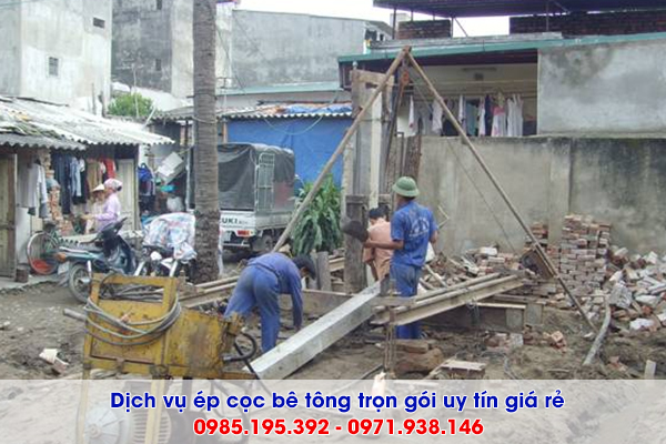 Dịch vụ ép cọc bê tộng tại Quận Đống Đa giá rẻ