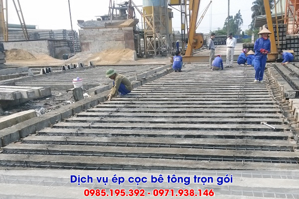Ép cọc bê tông tại Từ Liêm trọn gói