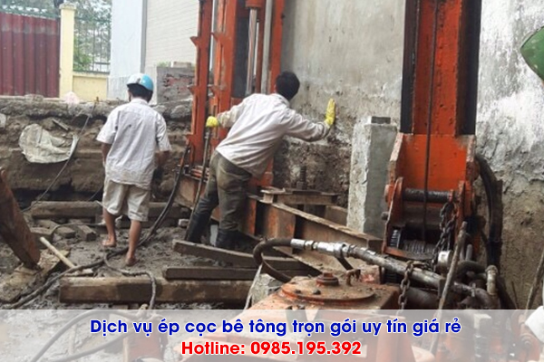Dịch vụ ép cọc bê tông Quận 1,2,3,4,5,6,7,8,9,10,11,12 uy tín trọn gói 