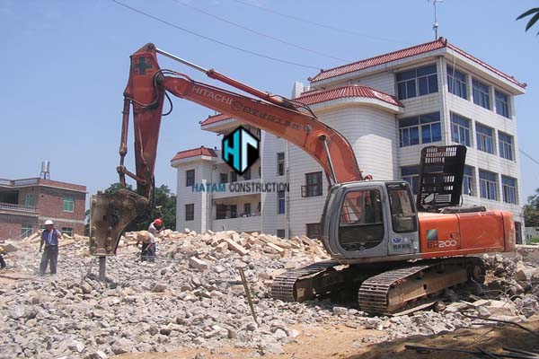 Báo giá phá dỡ nhà cũ tại Hà Nội 2017 - Công trình - Nhà cấp 4, Bệnh Viện, Nhà xưởng